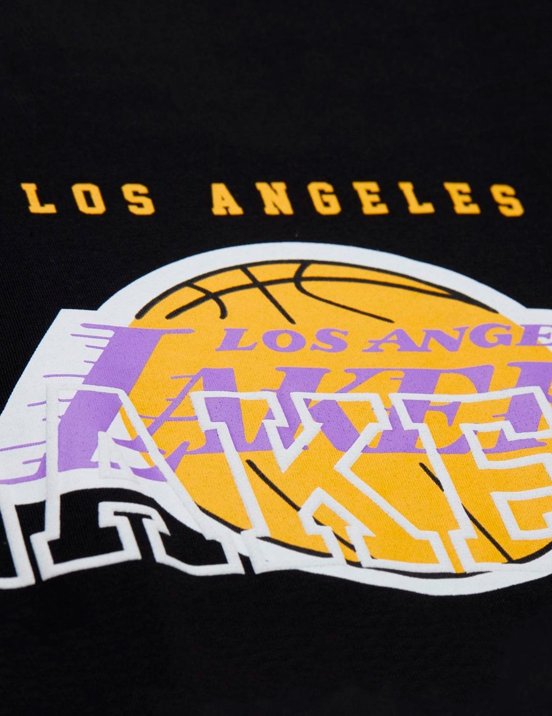Camiseta Mitchell & Ness LOS ANGELES LAKERS negro unisex