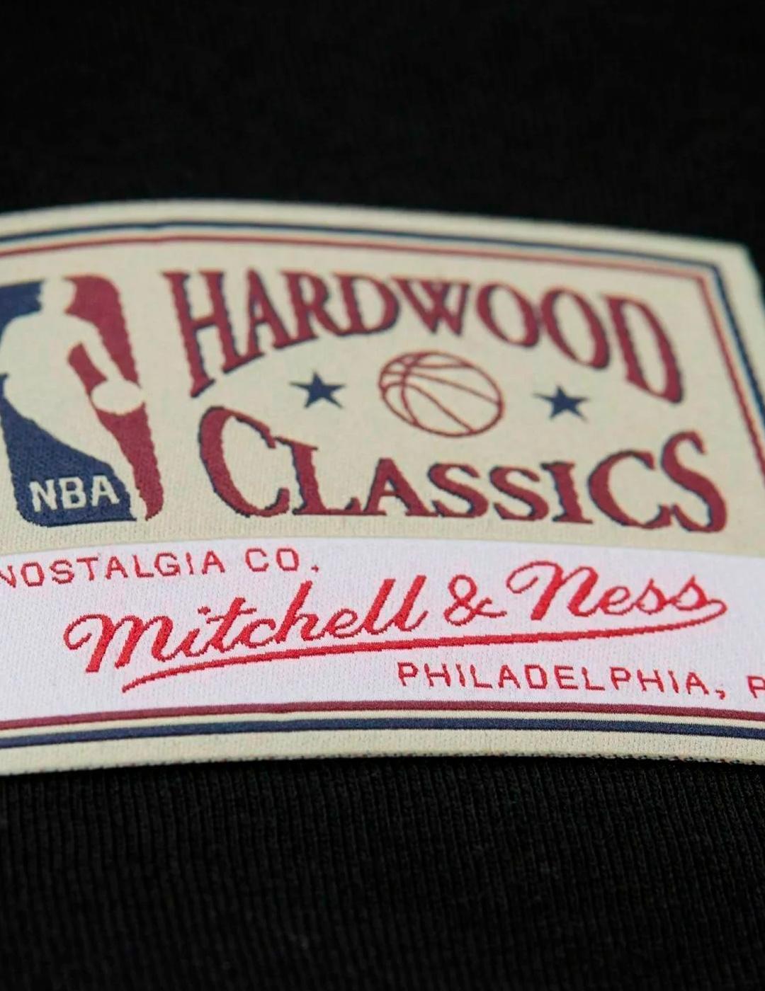 Camiseta Mitchell & Ness CHICAGO BULLS negro unisex