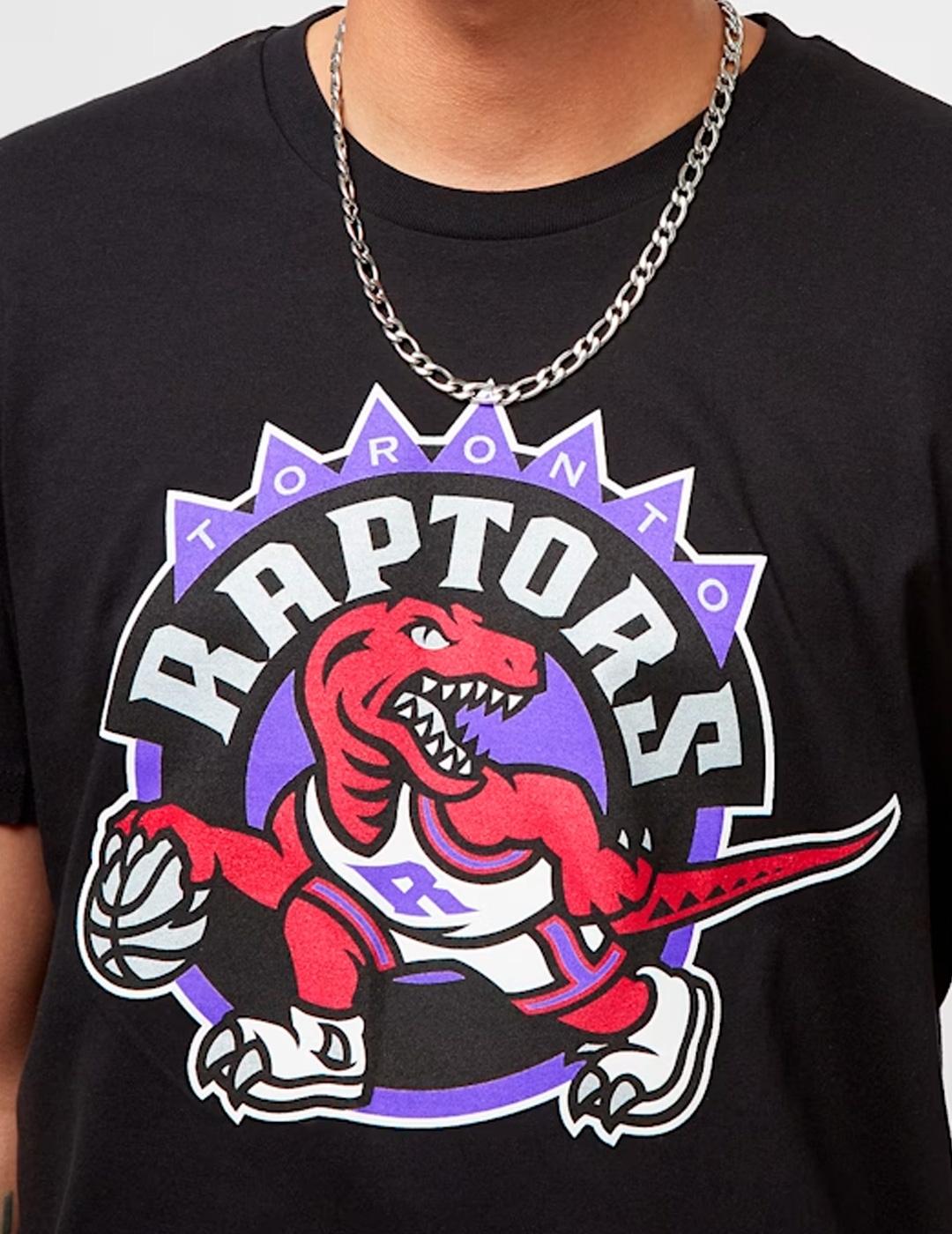 Camiseta Mitchell & Ness TORONTO RAPTORS negro unisex