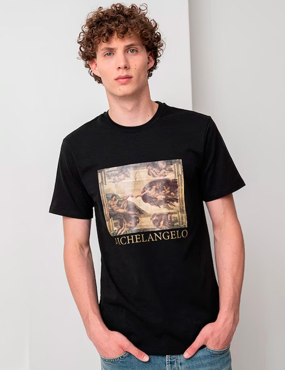 Camiseta Only & Sons ITA MICHELANGELO negro para hombre