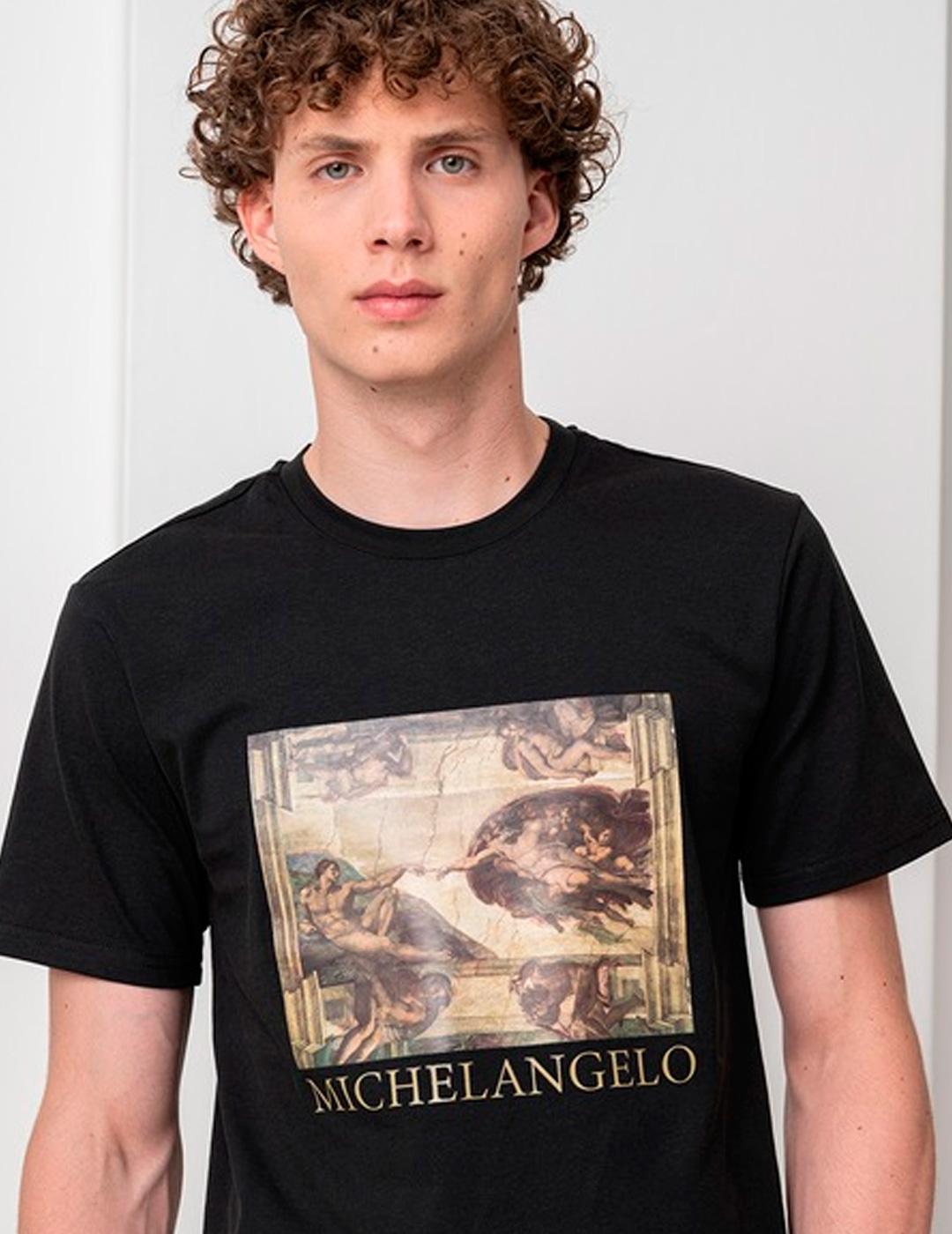 Camiseta Only & Sons ITA MICHELANGELO negro para hombre