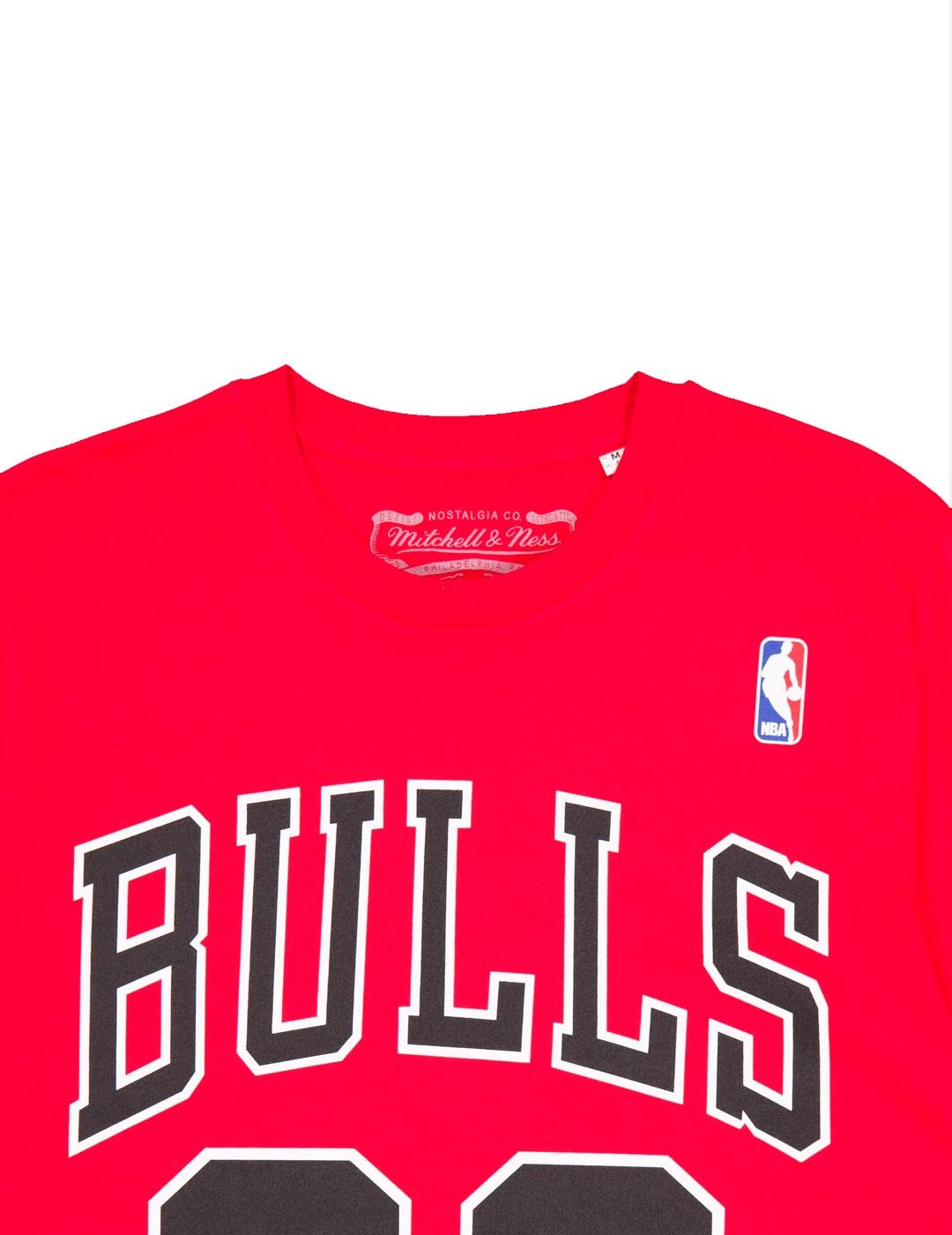 Camiseta Mitchell & Ness CHICAGO BULLS PIPPEN rojo