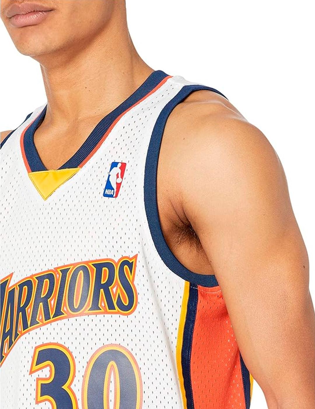 Camiseta Mitchell & Ness WARRIORS 09 CURRY blanco unisex