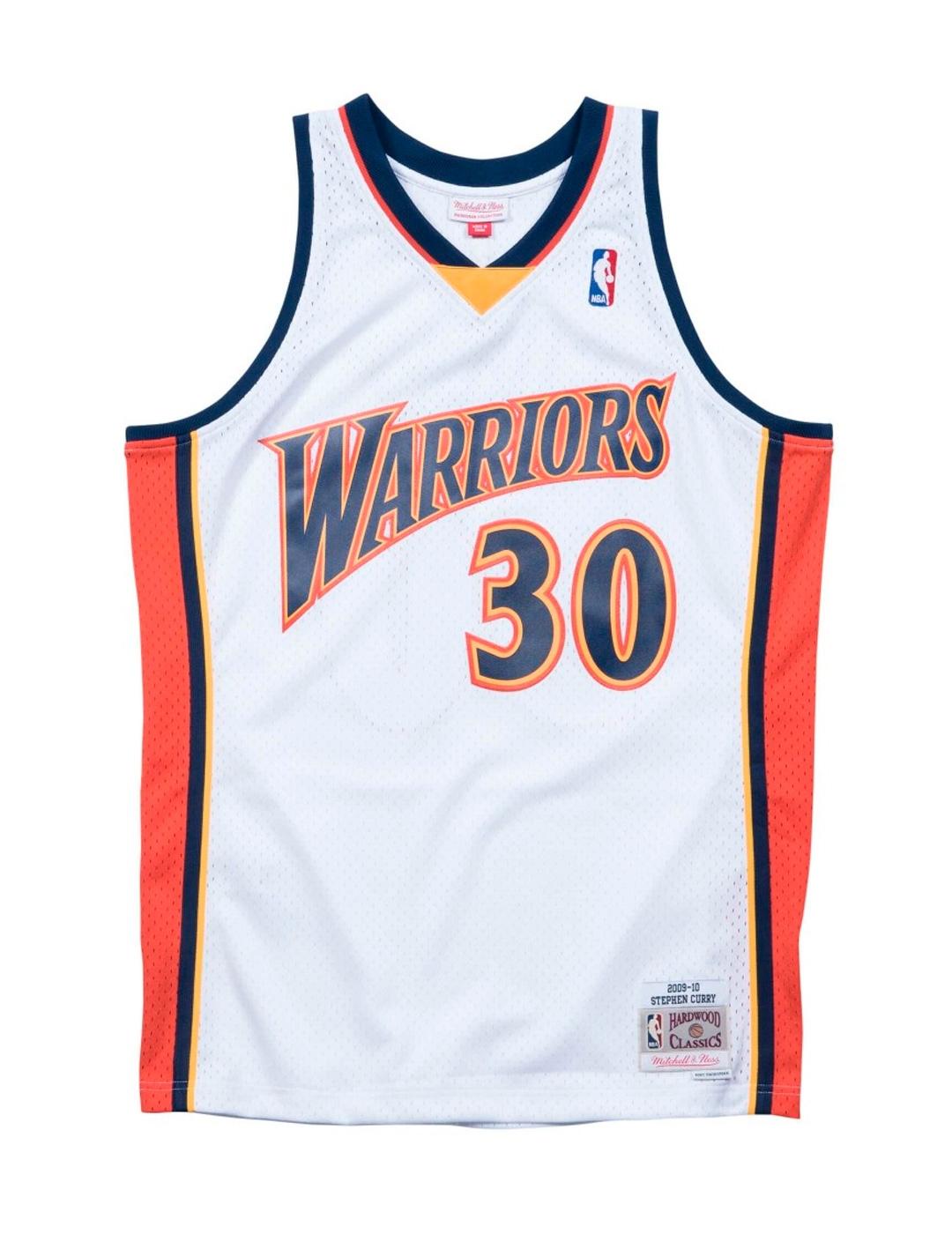 Camiseta Mitchell & Ness WARRIORS 09 CURRY blanco unisex