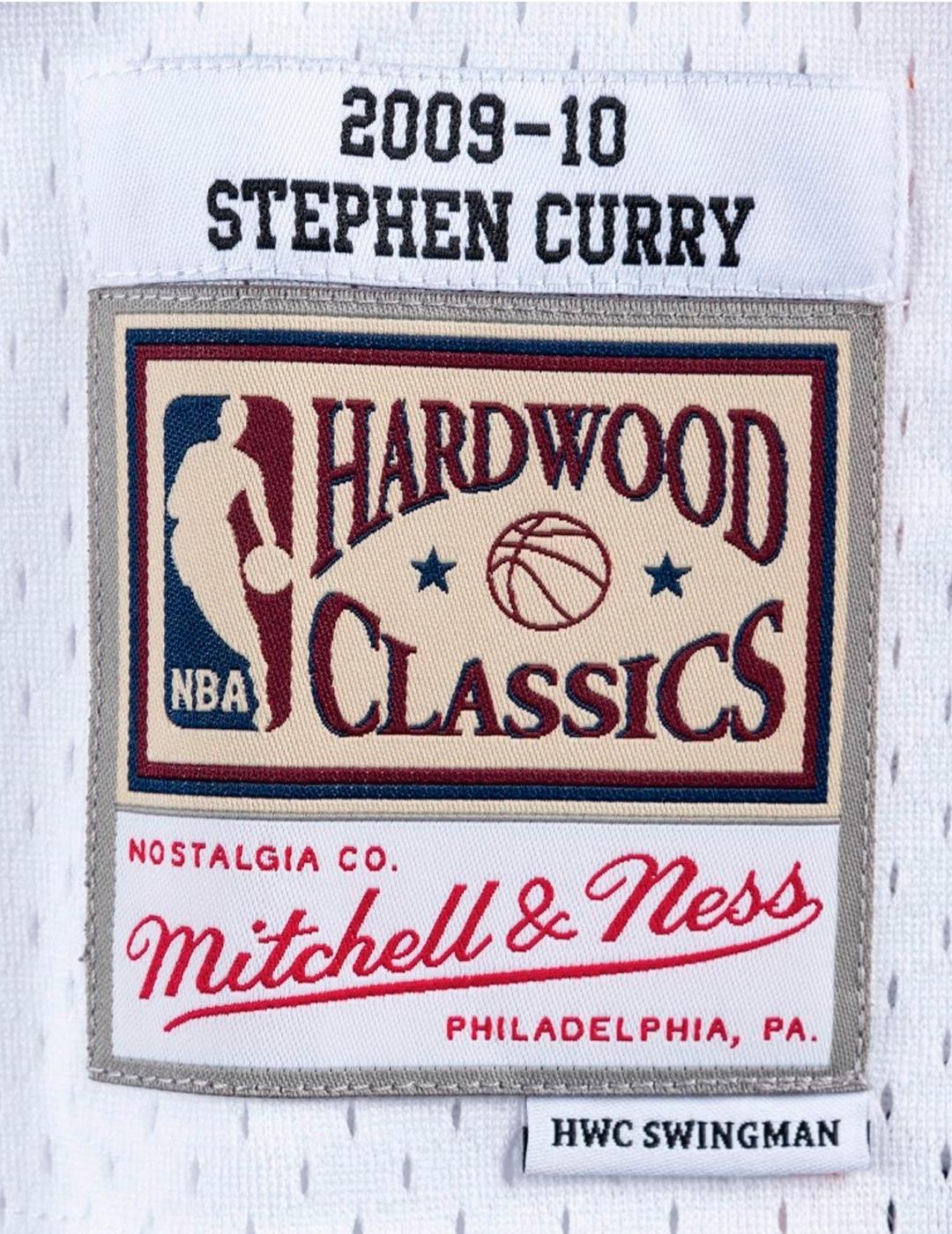 Camiseta Mitchell & Ness WARRIORS 09 CURRY blanco unisex