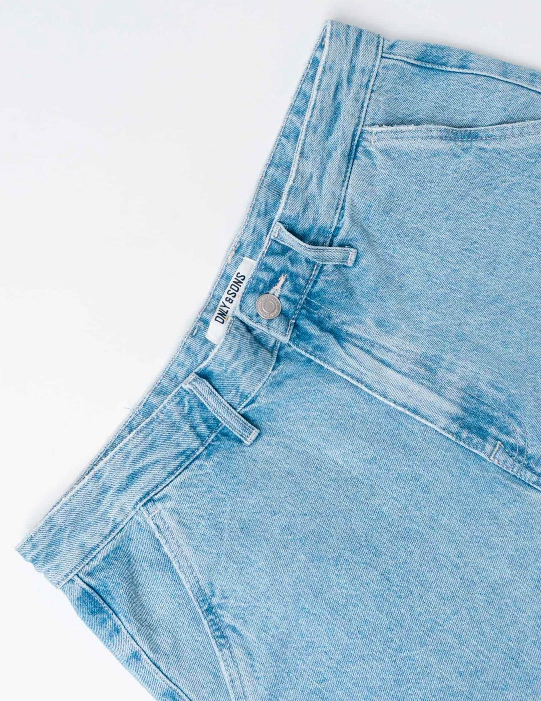 Bermuda Only & Sons EDGE azul claro para hombre