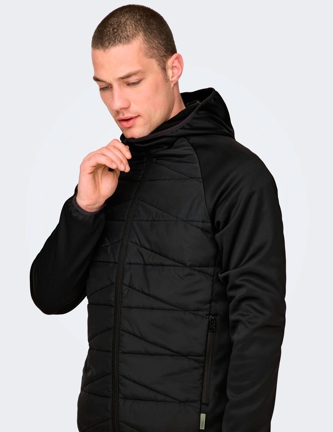 Chaqueta Only & Sons LAN MIX negro para hombre