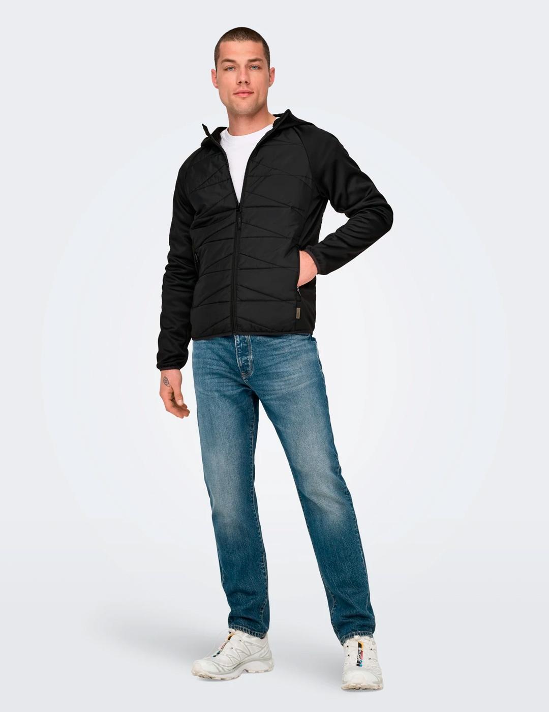 Chaqueta Only & Sons LAN MIX negro para hombre