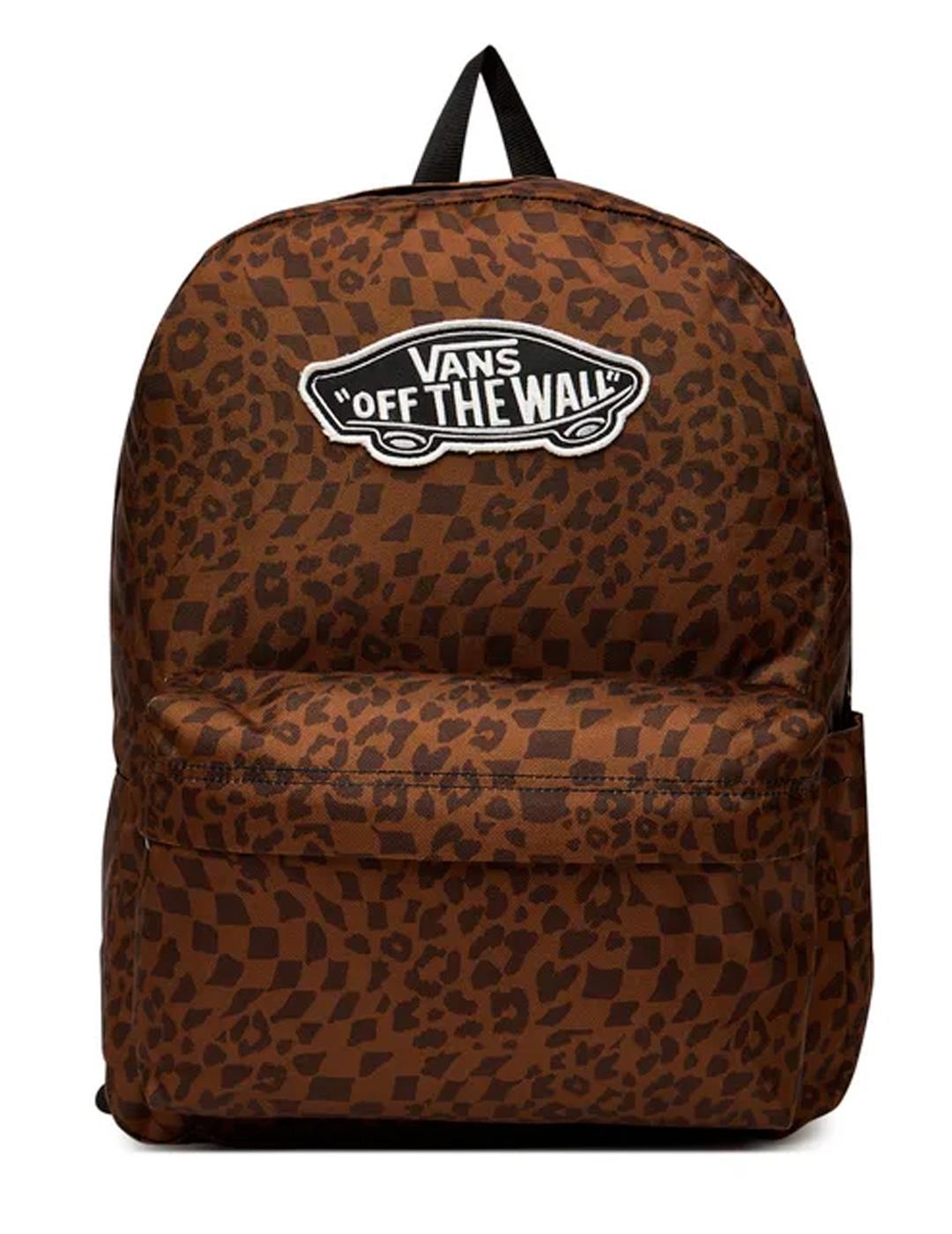 Mochila Vans OLD SKOOL CLASSIC leopardo marron unisex