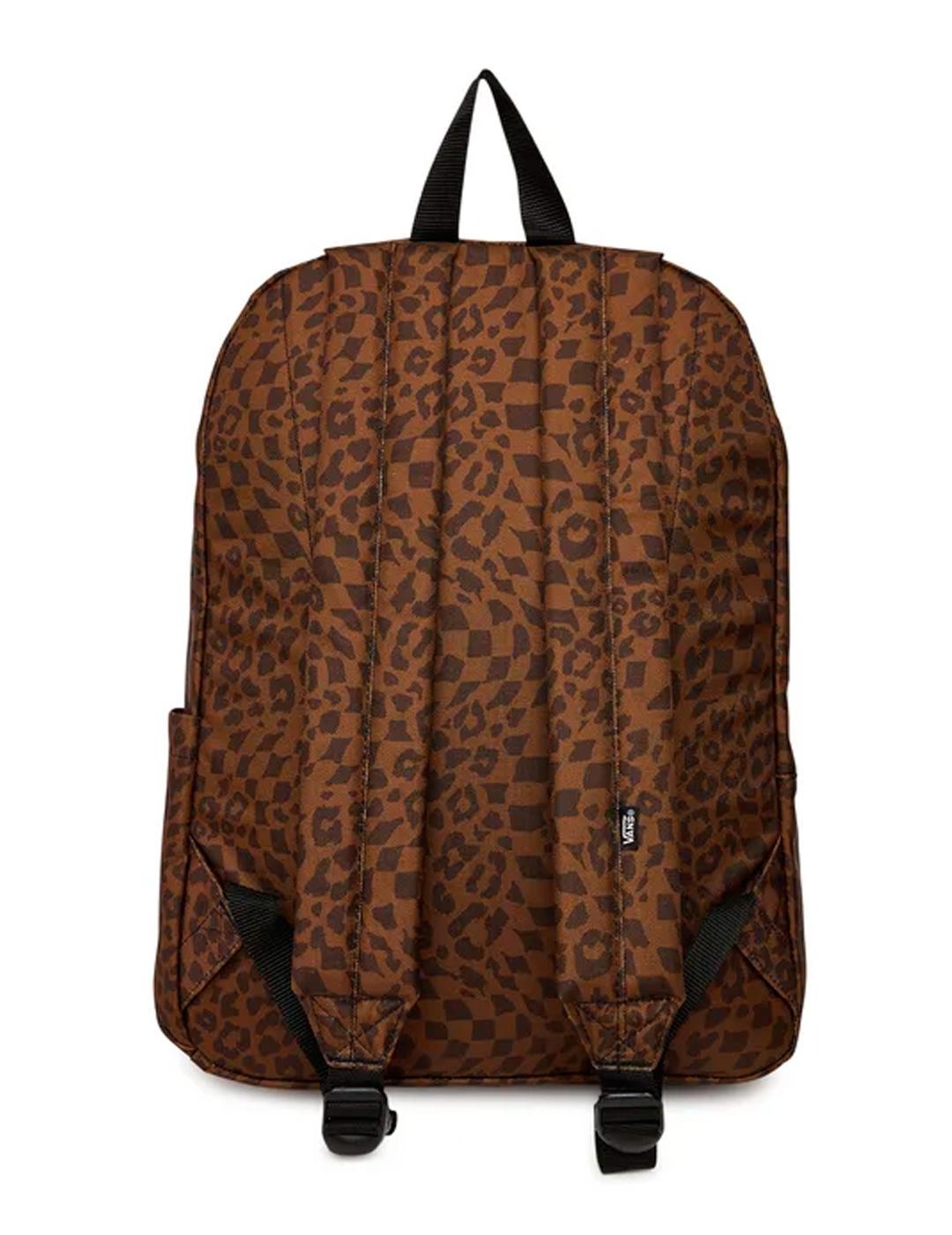 Mochila Vans OLD SKOOL CLASSIC leopardo marron unisex