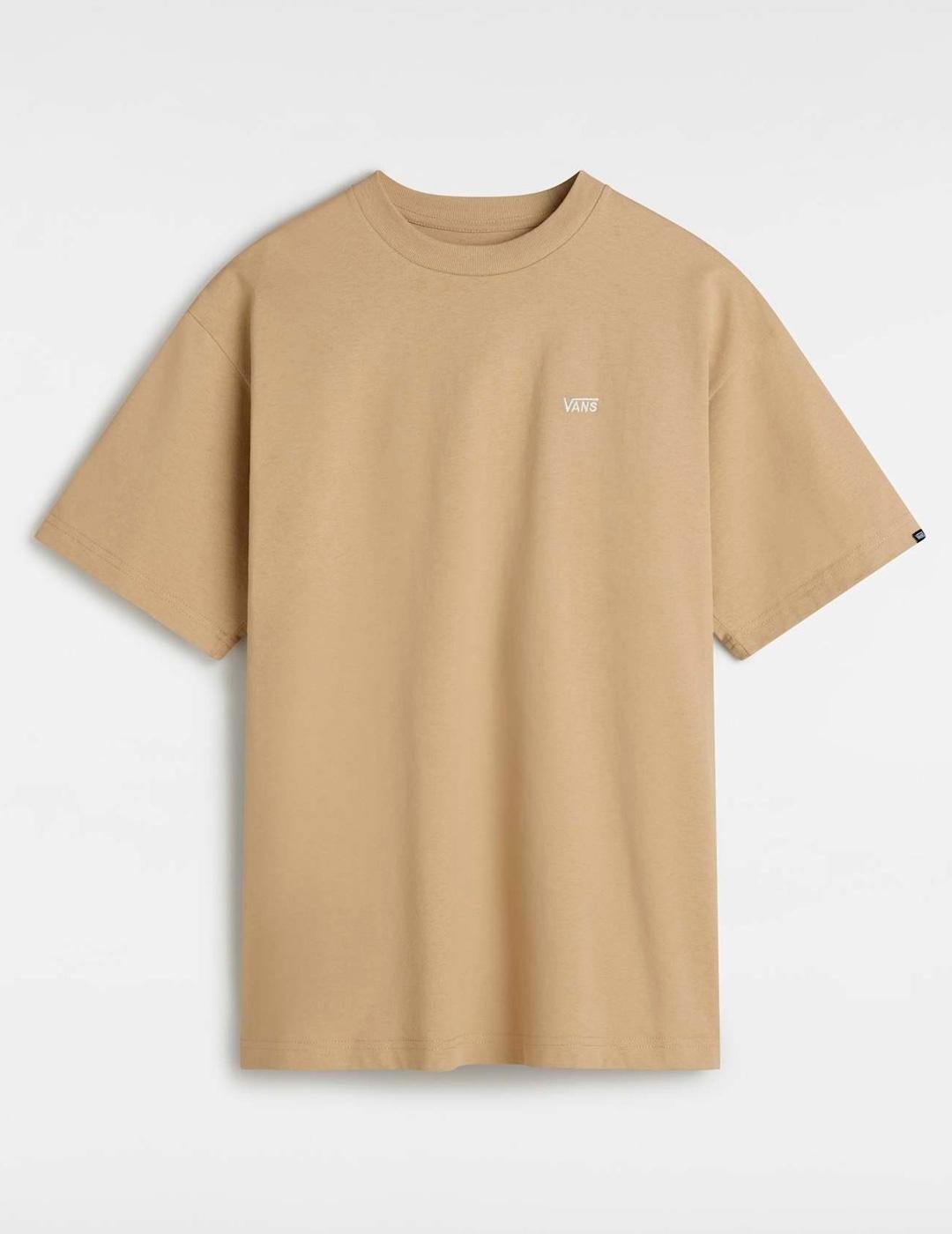 Camiseta Vans LEFT CHEST II oversize beige