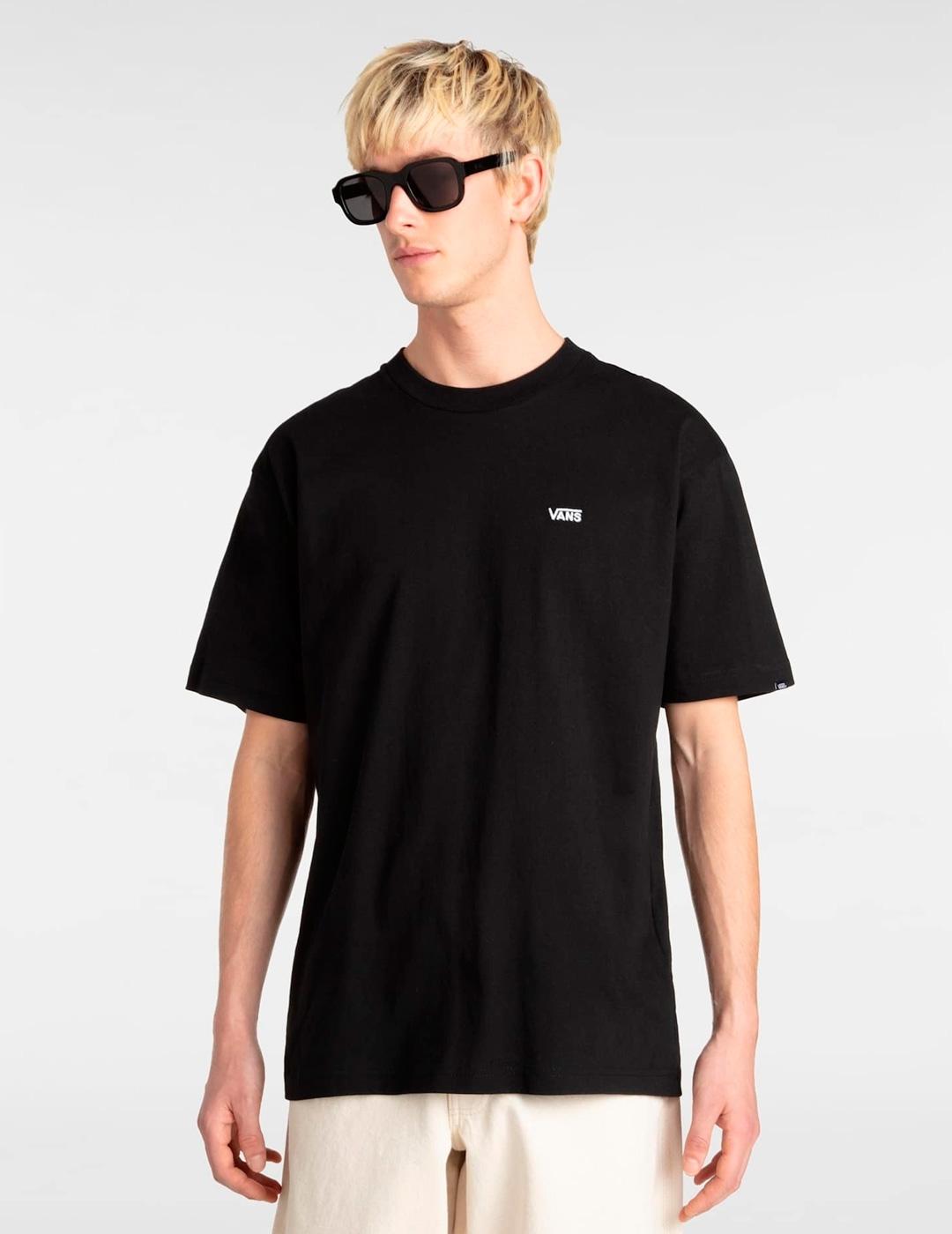 Camiseta Vans LEFT CHEST II oversize negro