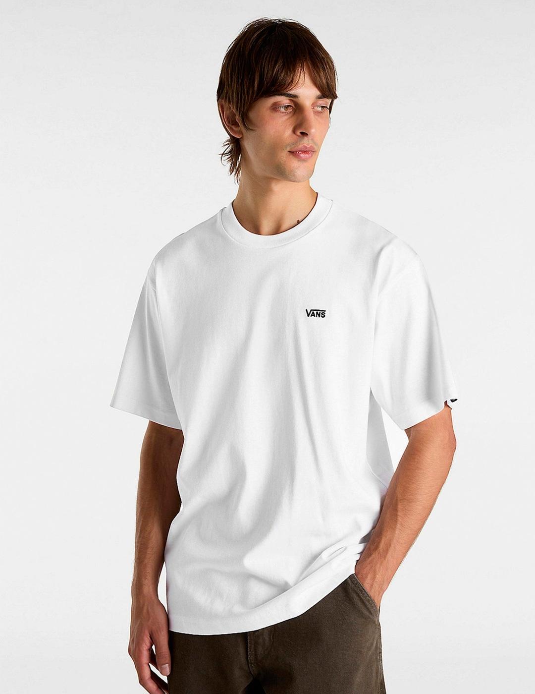 Camiseta Vans LEFT CHEST II oversize blanco
