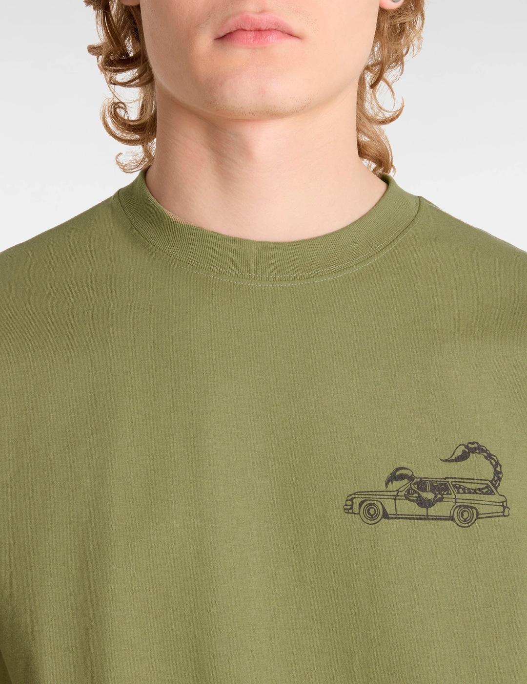 Camiseta Vans STING WAGON verde oliva para hombre