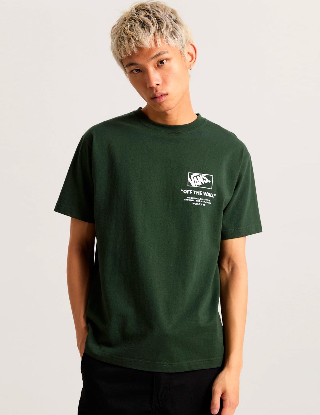 Camiseta Vans STOKEPILE verde para hombre