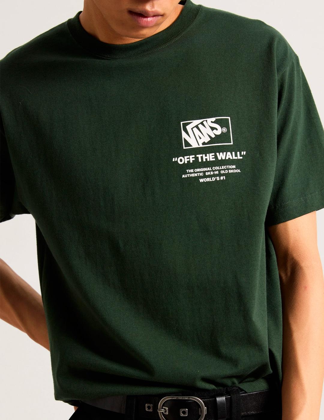 Camiseta Vans STOKEPILE verde para hombre
