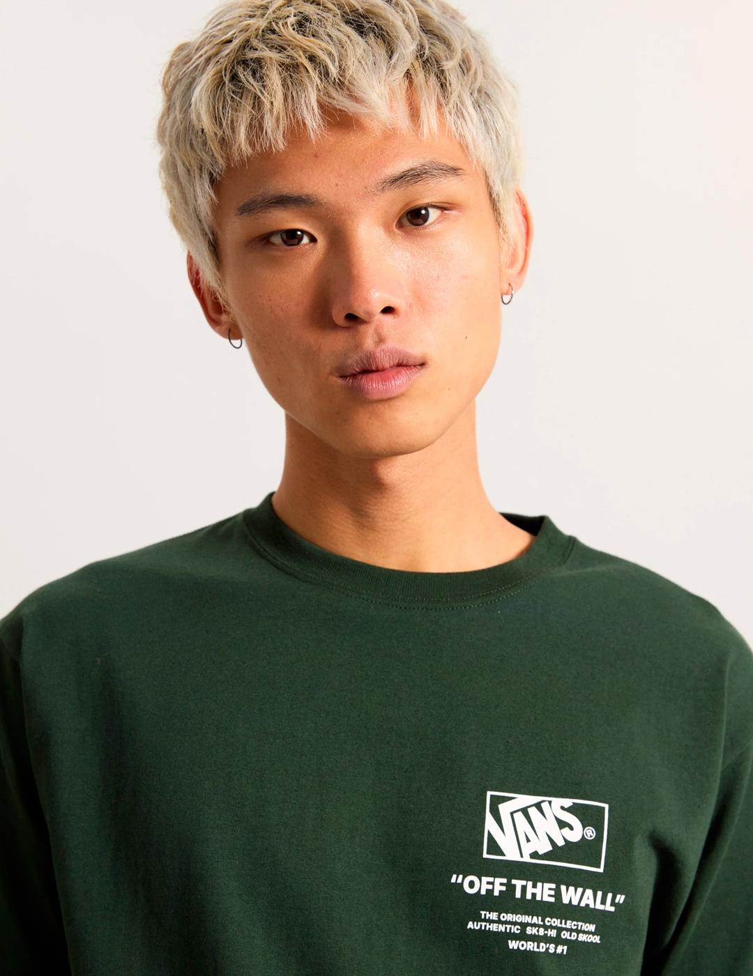 Camiseta Vans STOKEPILE verde para hombre