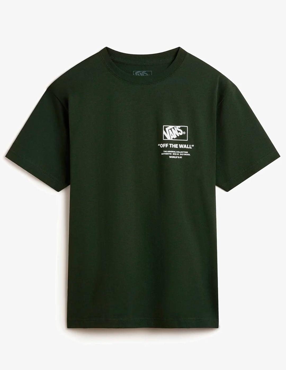 Camiseta Vans STOKEPILE verde para hombre