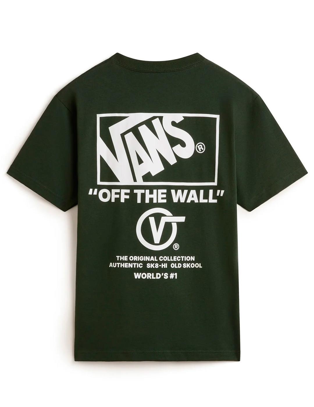 Camiseta Vans STOKEPILE verde para hombre