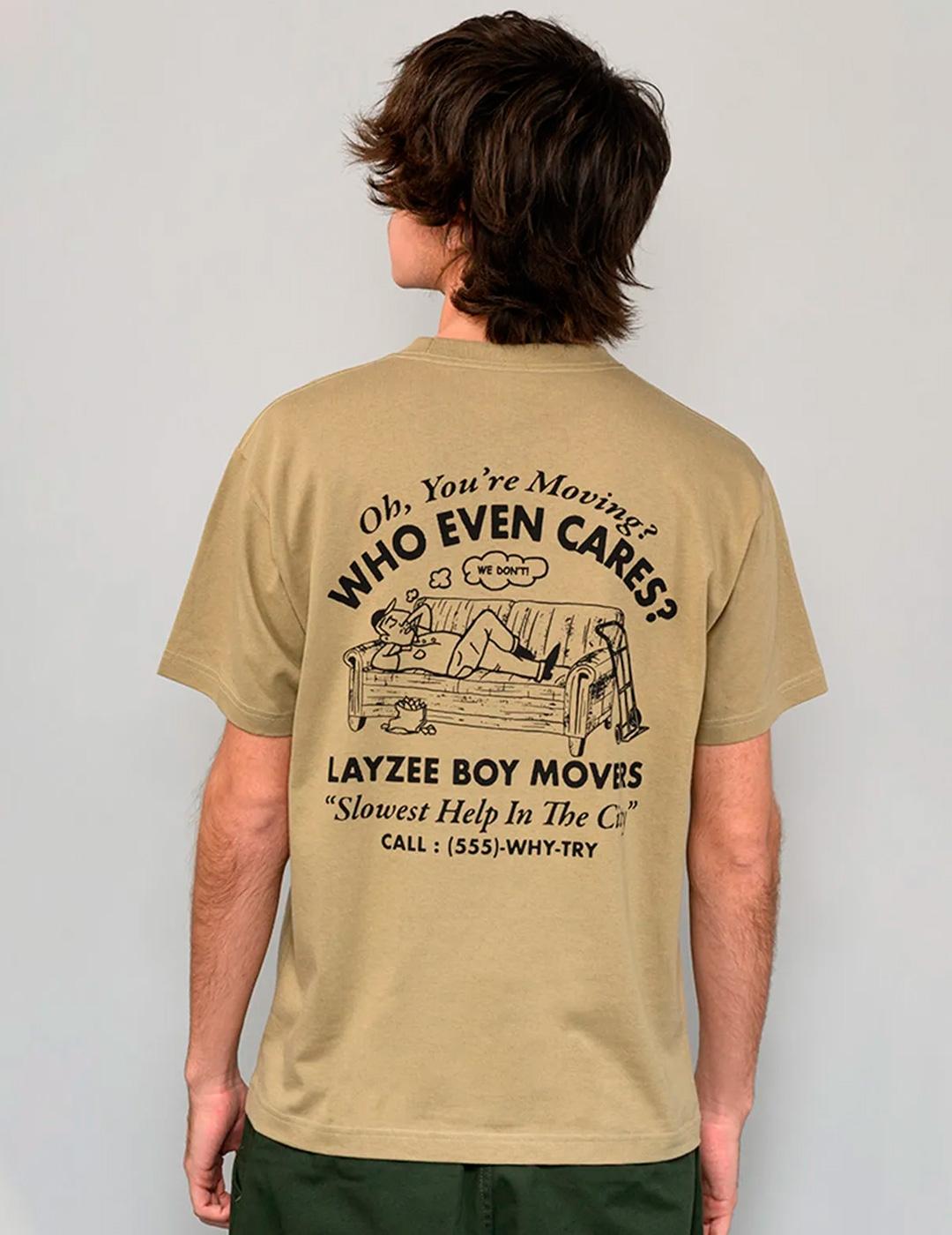 Camiseta Vans MOVING khaki unisex