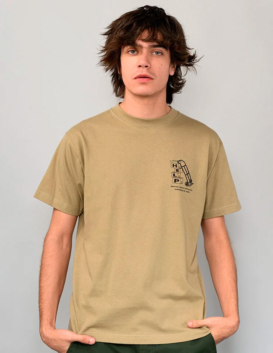 Camiseta Vans MOVING khaki unisex