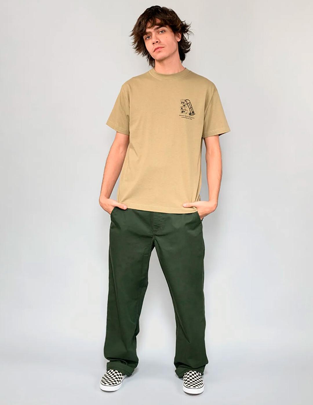 Camiseta Vans MOVING khaki unisex