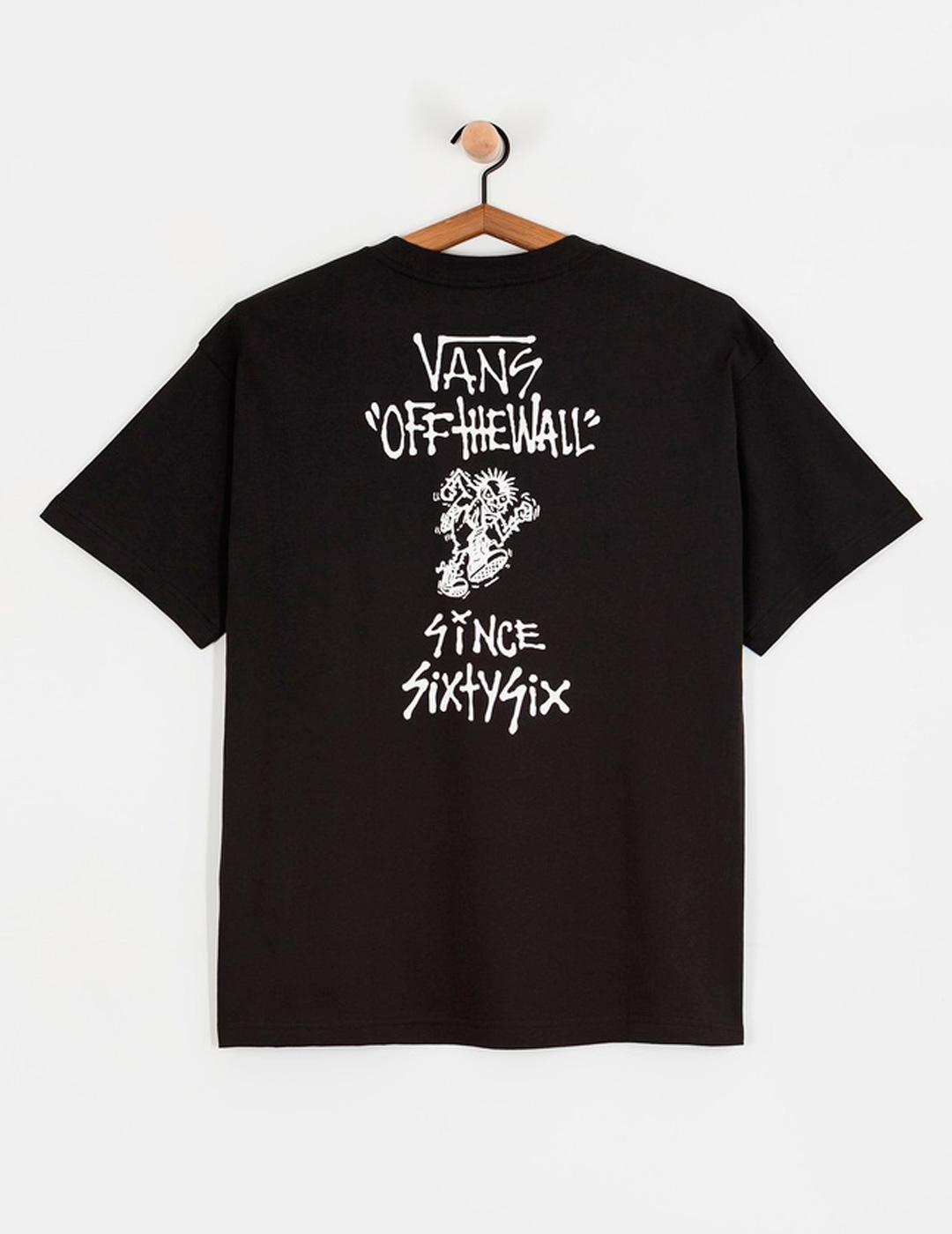 Camiseta Vans STOMPER negro unisex
