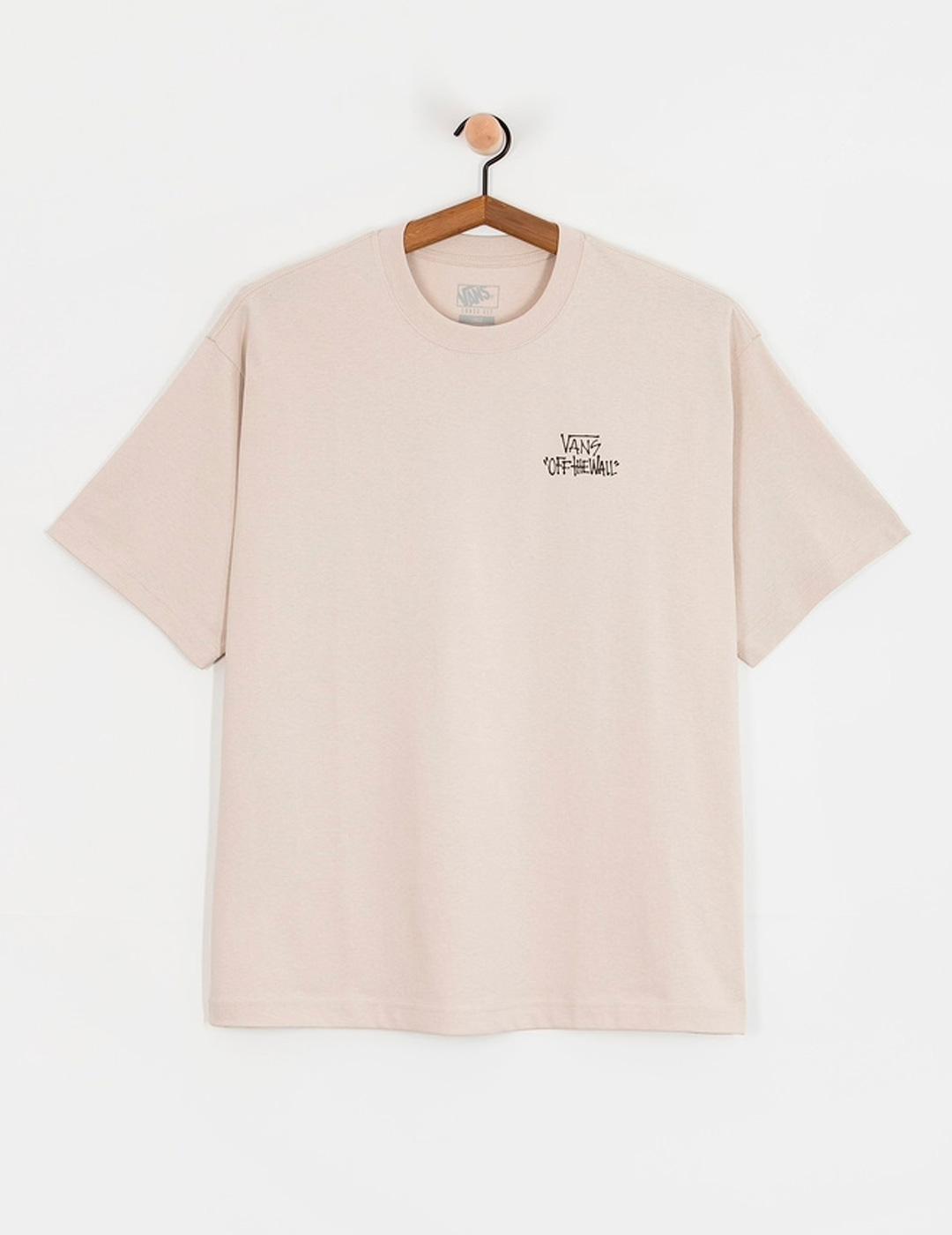 Camiseta Vans STOMPER beige unisex