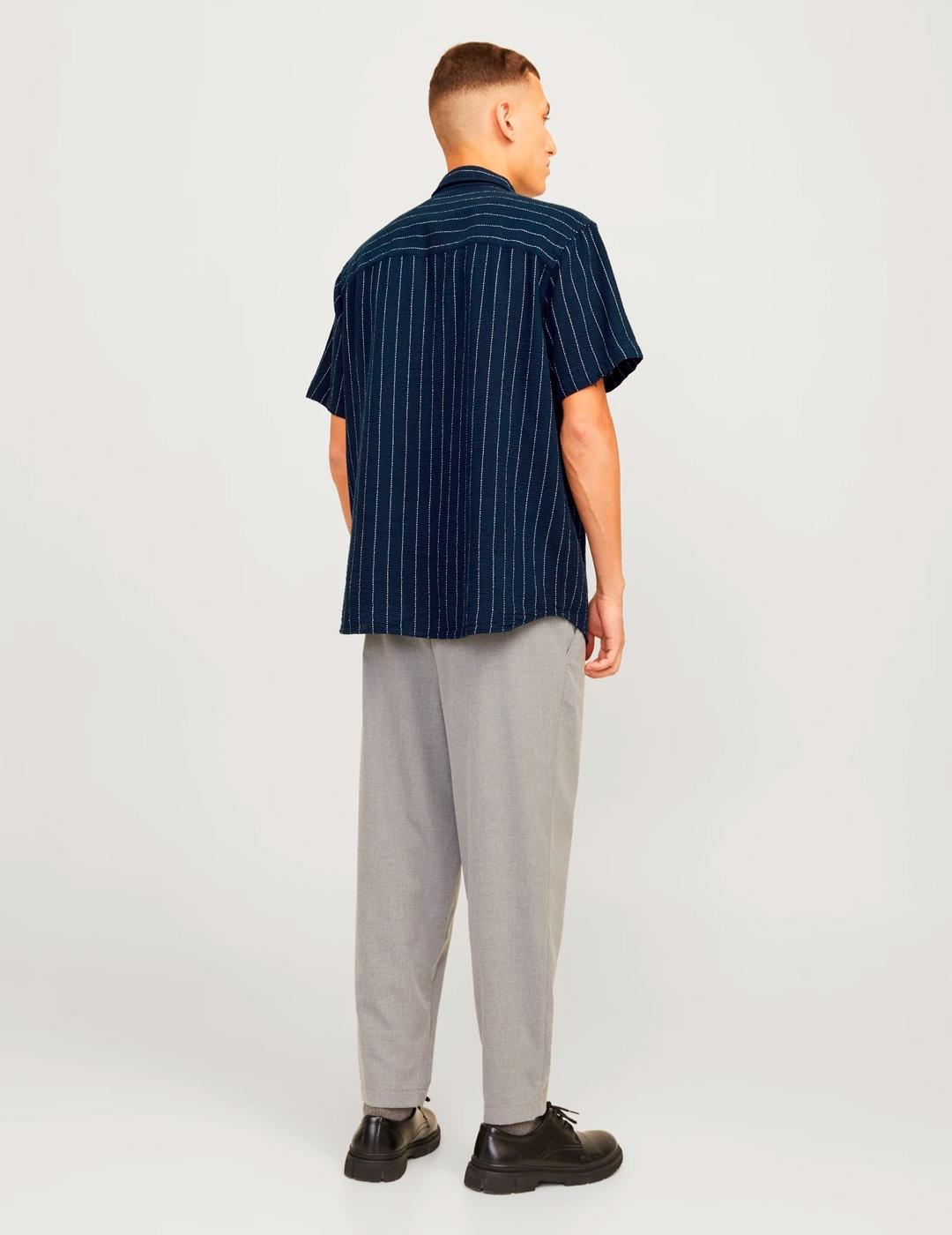 Camisa Jack & Jones JOSHUA manga corta marino para hombre