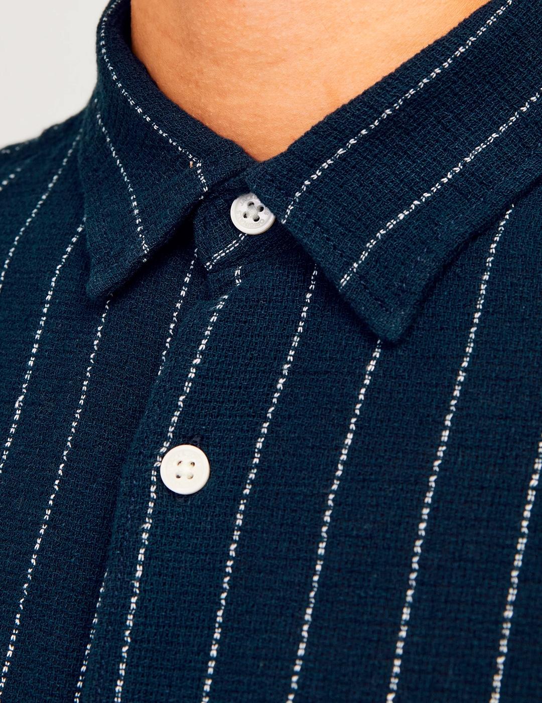 Camisa Jack & Jones JOSHUA manga corta marino para hombre