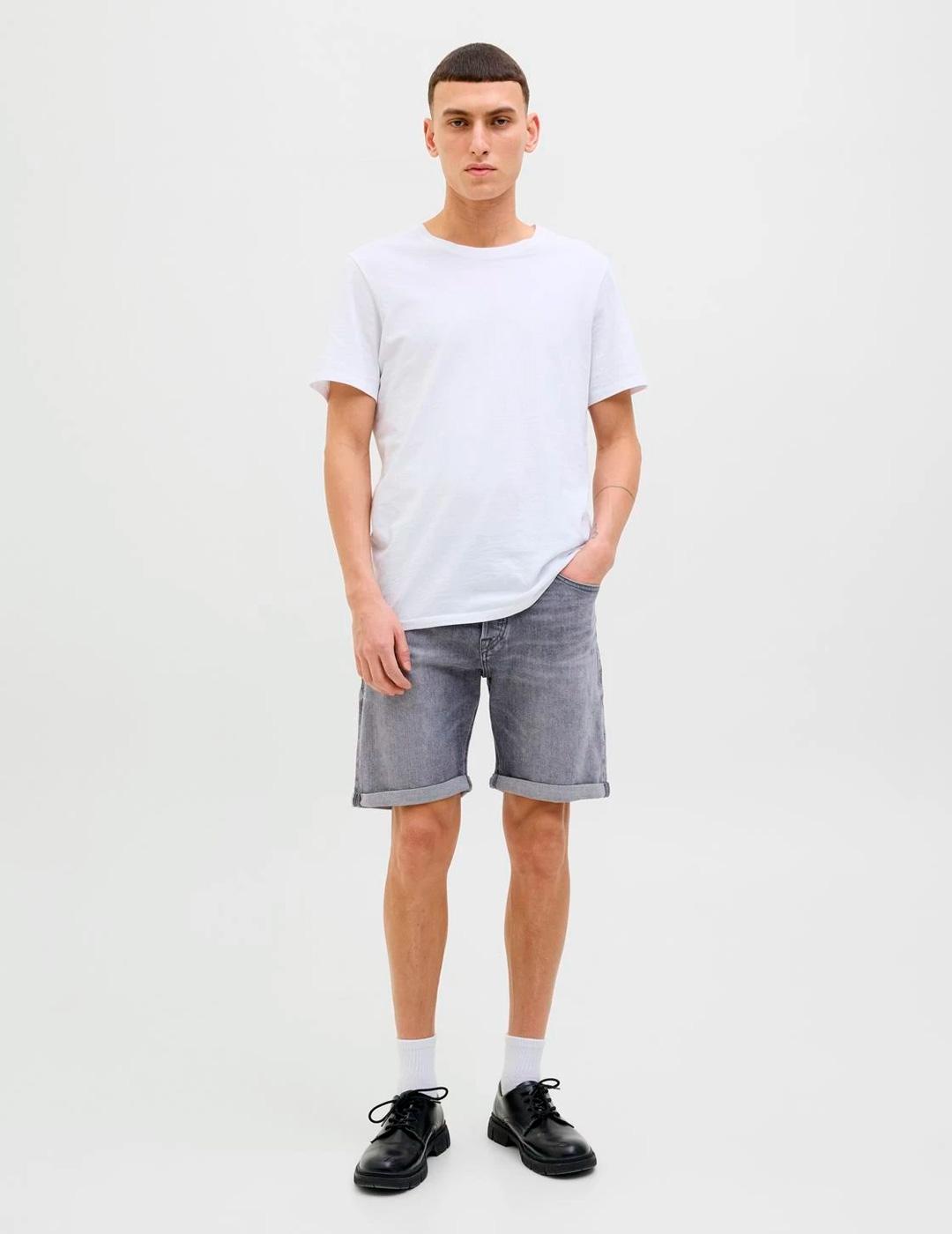 Bermuda Jack & Jones RICK 360 gris para hombre