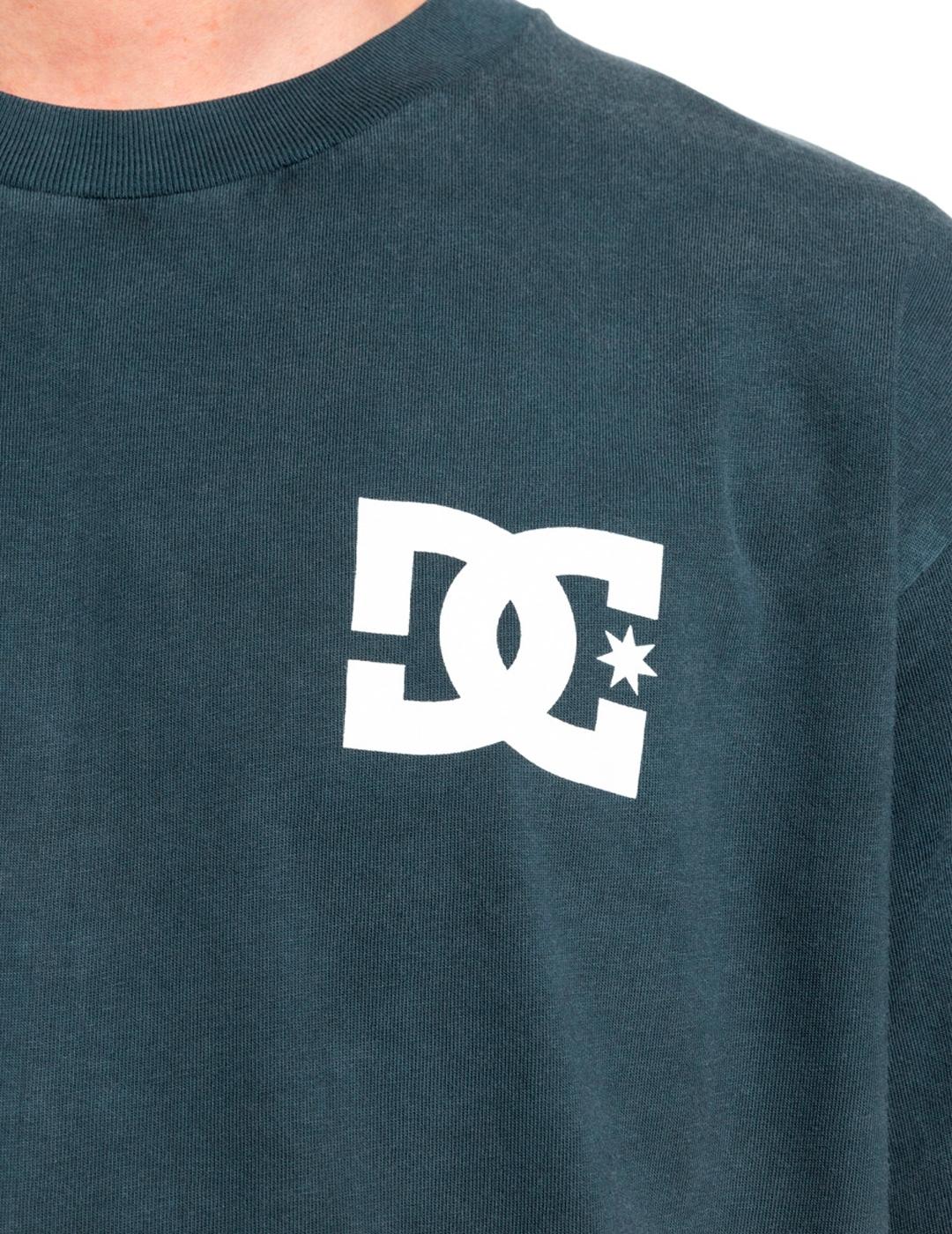 Camiseta DC Shoes LINE UP negro lavado para hombre