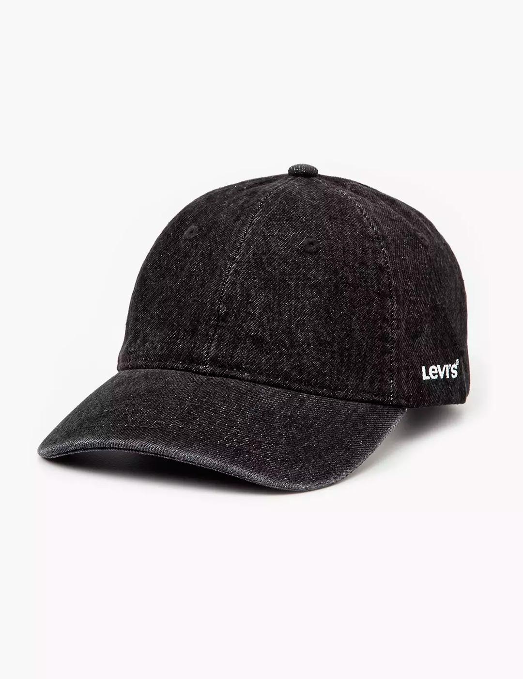Gorra Levi's® ESSENTIAL negro lavado