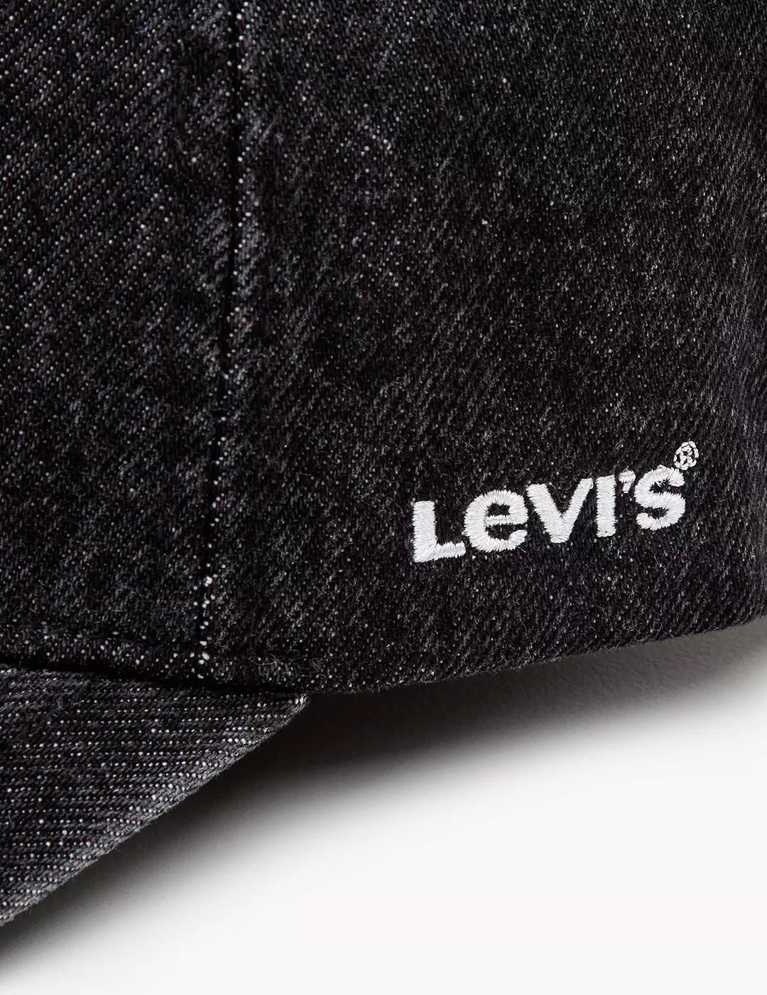 Gorra Levi's® ESSENTIAL negro lavado