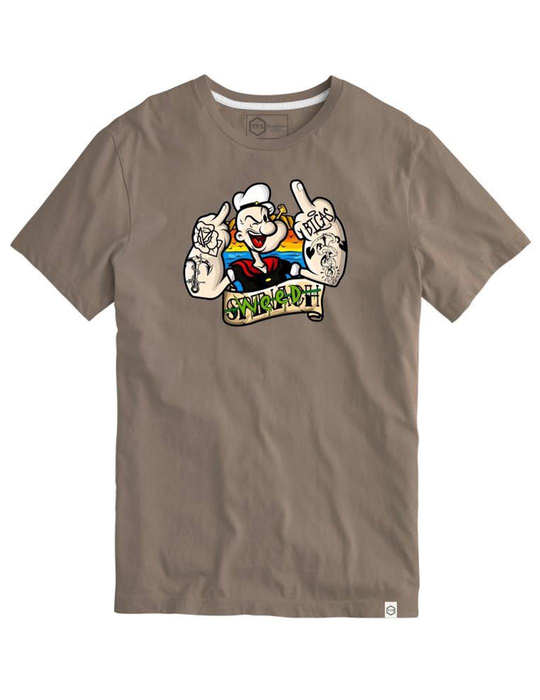 Camiseta TYS MAZO GORFO marrón para hombre