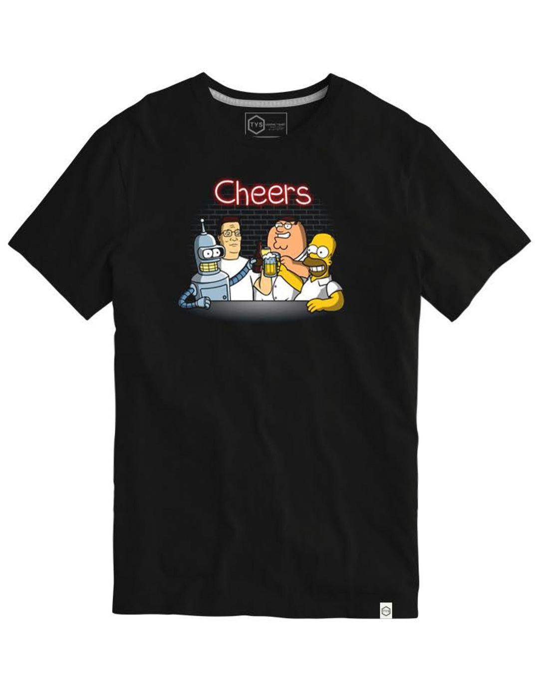 Camiseta TYS GOLFANTES negro para hombre