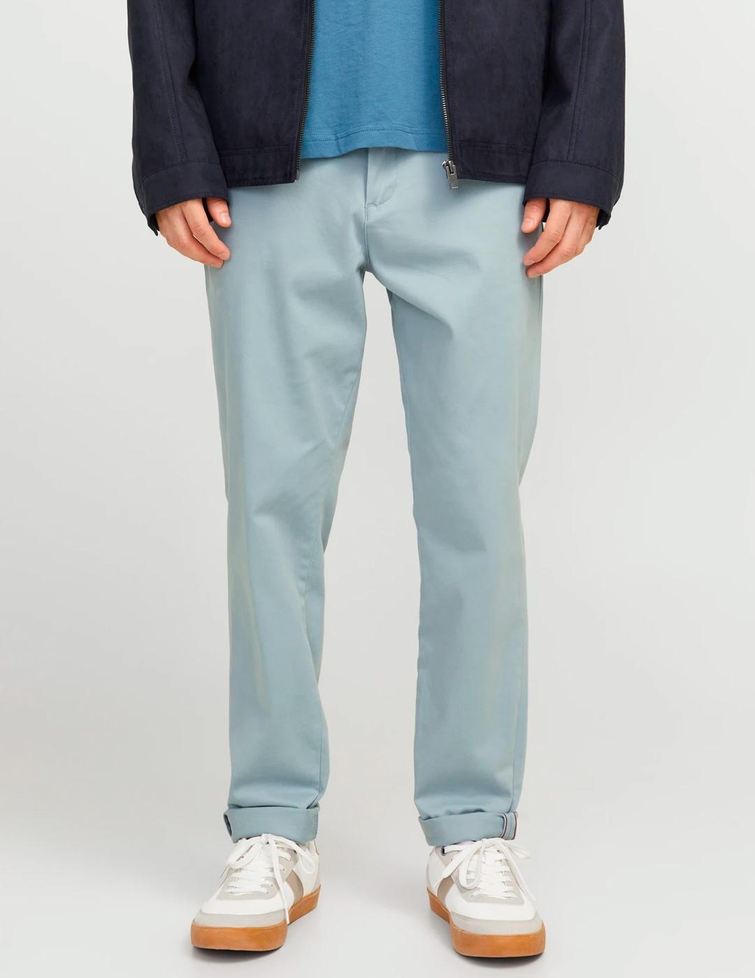 Pantalón chino Jack & Jones MARCO BOWIE azul claro para homb