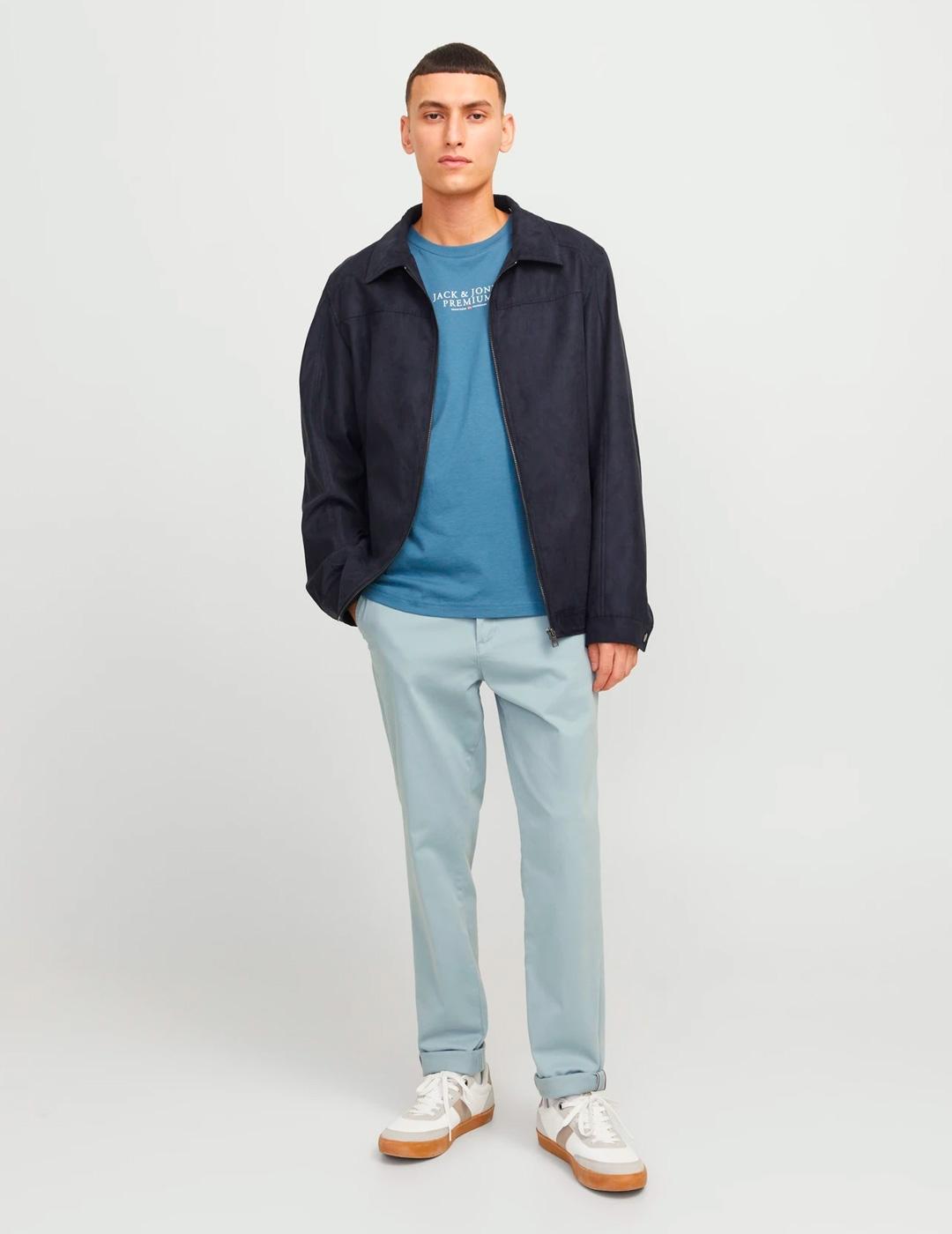 Pantalón chino Jack & Jones MARCO BOWIE azul claro para homb