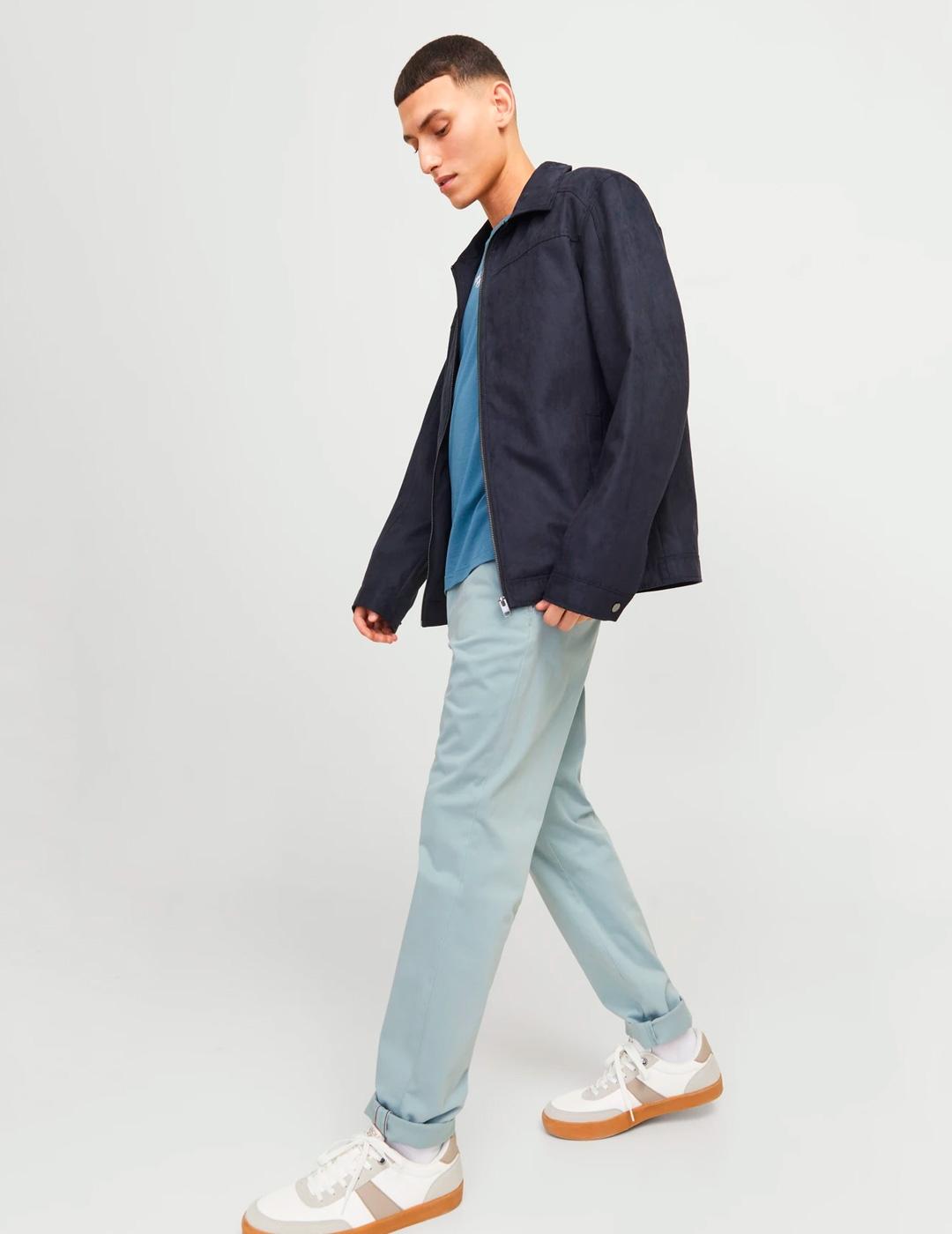 Pantalón chino Jack & Jones MARCO BOWIE azul claro para homb