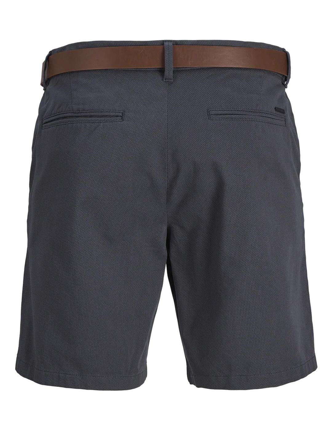 Bermuda chino Jack & Jones MARCO cinturón marino para hombre