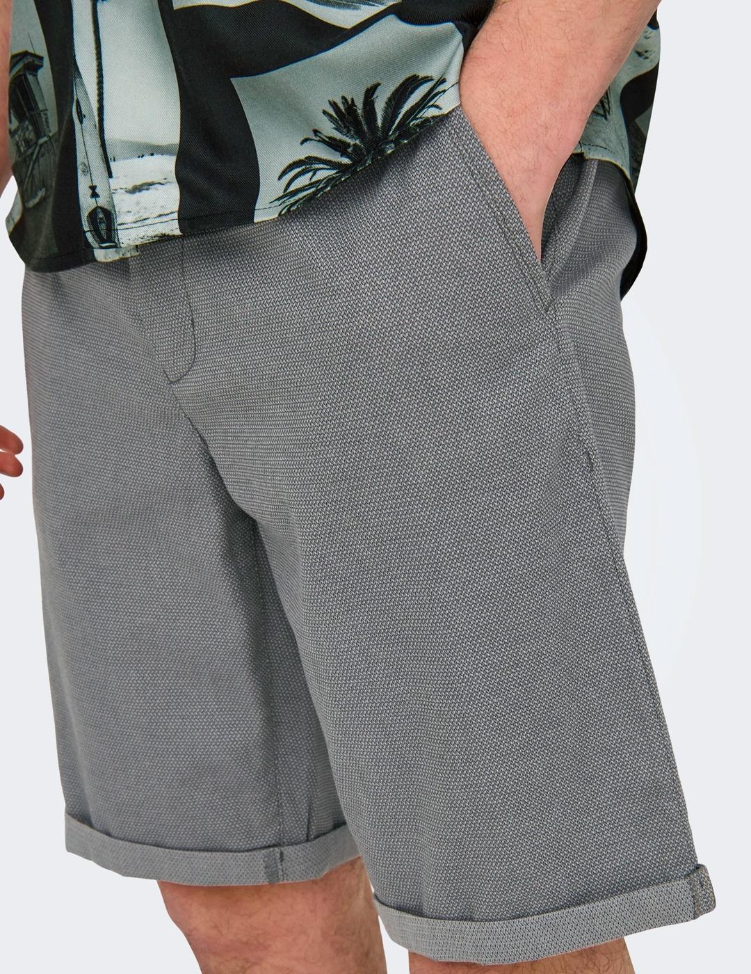 Bermuda Only & Sons PETER chino gris verdoso para hombre