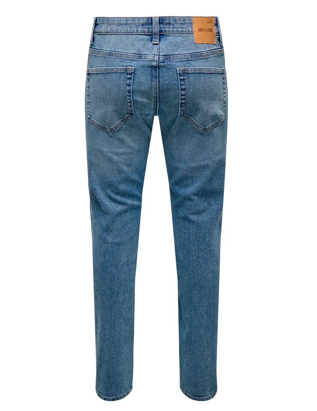 Vaquero Only & Sons LOOM 2529 azul medio para hombre