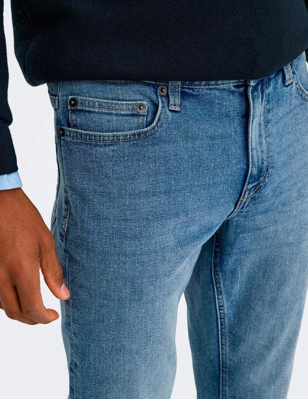 Vaquero Only & Sons LOOM 2529 azul medio para hombre