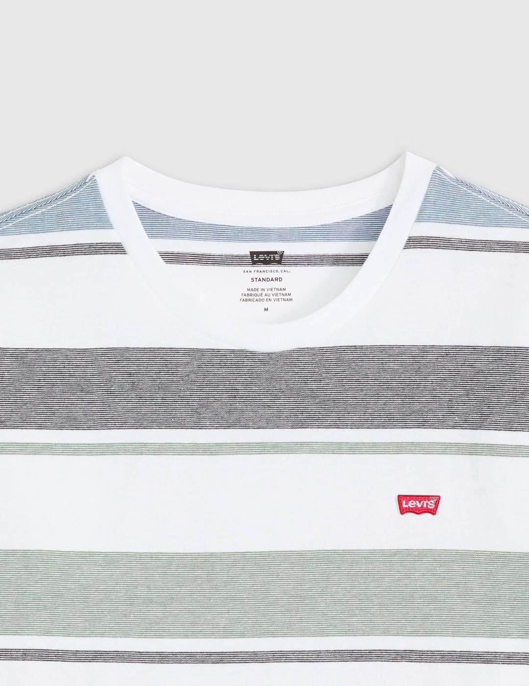 Camiseta Levi´s® ORIGINAL rayas azul y blanco hombre