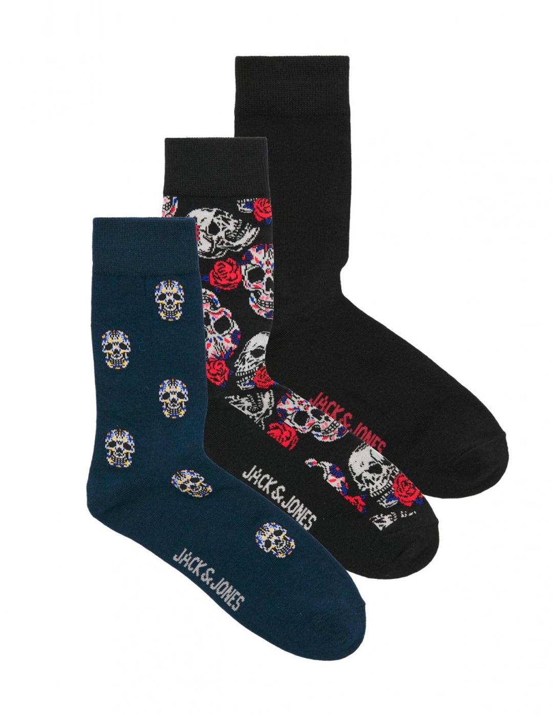 Calcetines Jack & Jones MURPHY pack de 3 para hombre