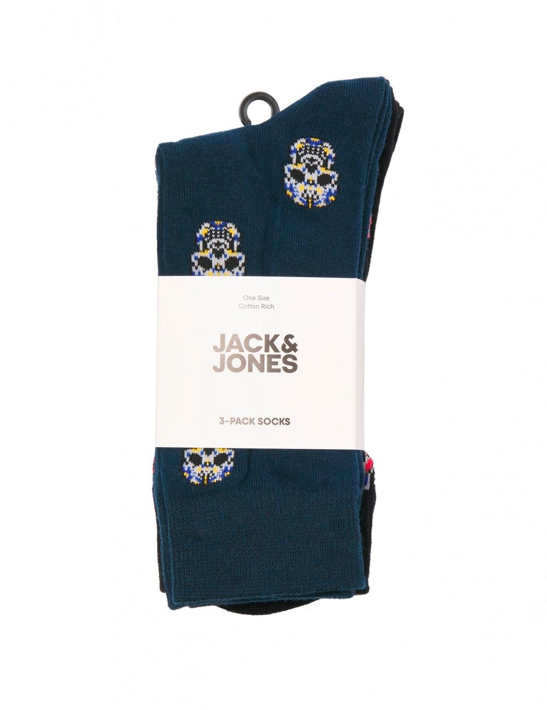 Calcetines Jack & Jones MURPHY pack de 3 para hombre