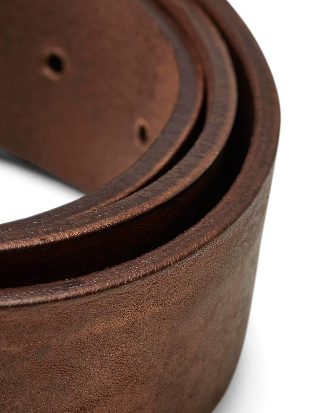 Cinturón Jack & Jones VICTOR marrón para hombre