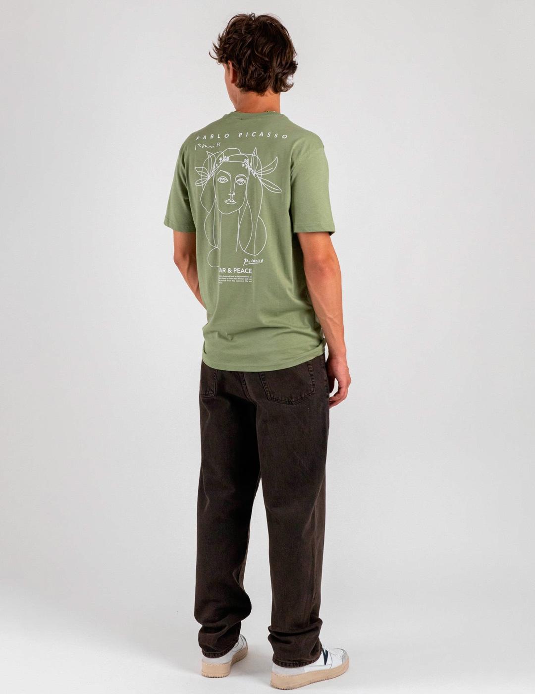 Camiseta Only & Sons SART Picasso verde para hombre