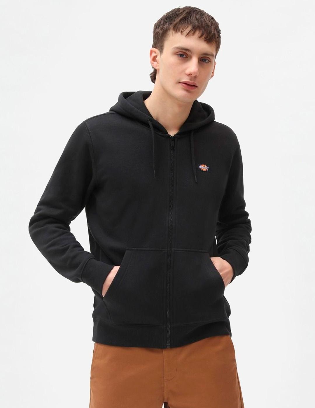 Sudadera Dickies OAKPORT capucha negra para hombre