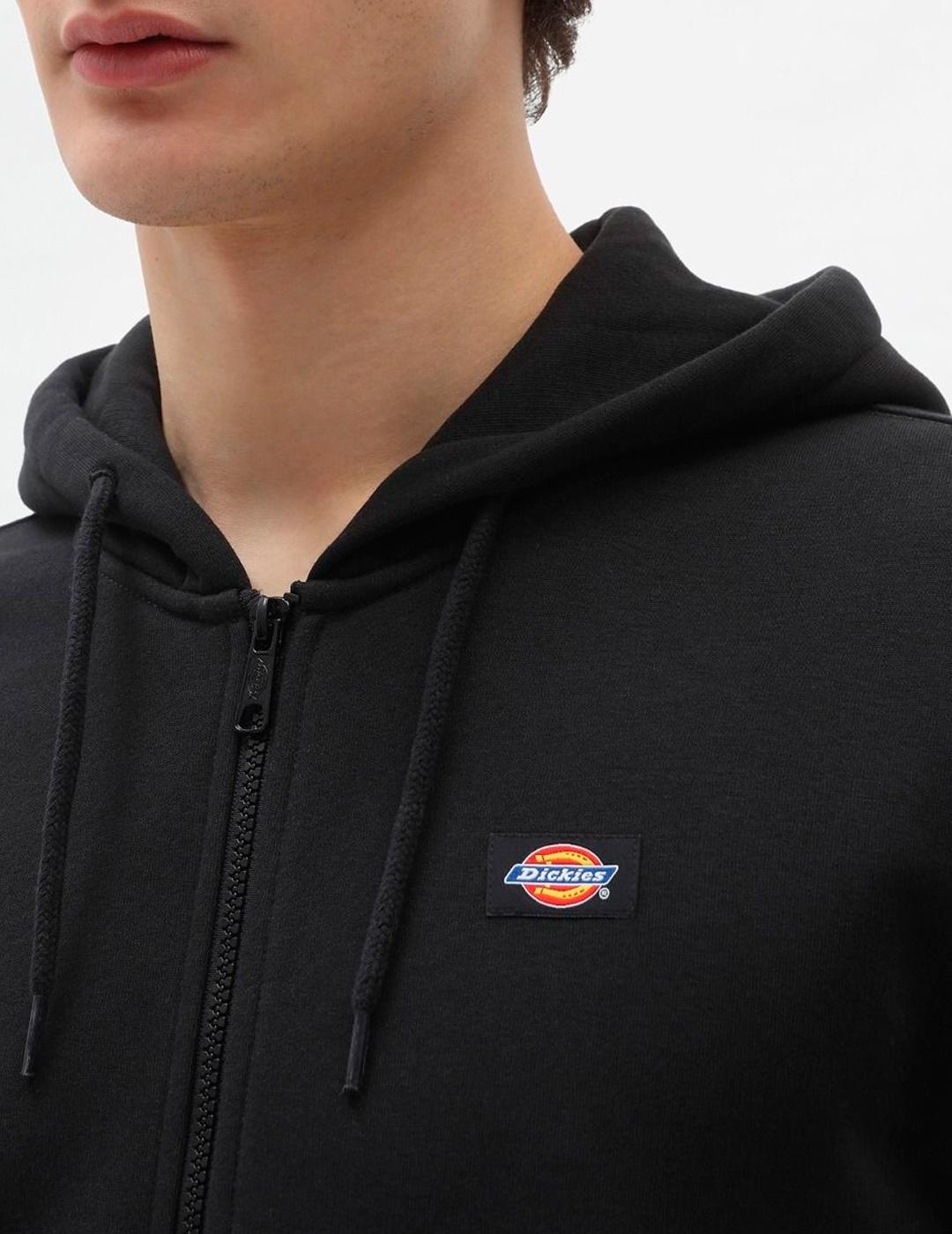 Sudadera Dickies OAKPORT capucha negra para hombre